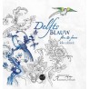 Livre de coloriage flore et faune bleu de Delft