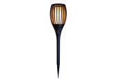 pTorche de jardin solaire LED Lumineo avec effet flamme 78cm/p