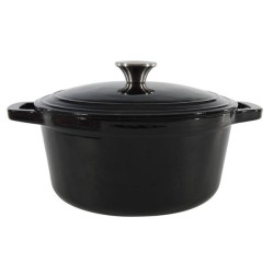 Braadpan Ø24cm zwart gietijzer 4,5L