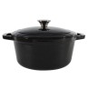 Cocotte Ø24cm fonte noire 4,5L