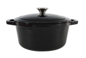 Cocotte Ø24cm fonte noire 4,5L