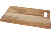 Snijplank teak met handvat 40x25x1,5cm