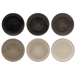 Ontbijtbord industrieel doos a 6 stuks Ø19cm