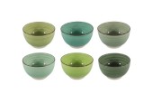 Schaaltje Green doos a 6 stuks Ø12x6cm