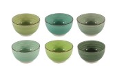 Schaal Green doos a 6 stuks Ø14x9cm