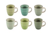 Mug à café Vert boîte de 6 pièces 340ml