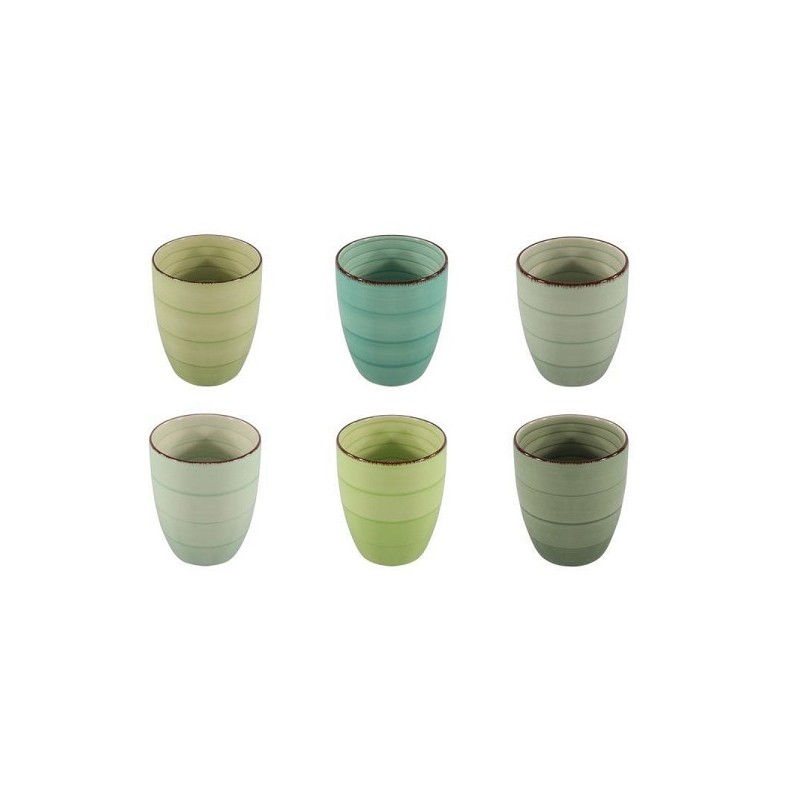 Koffiemok Green zonder oor doos a 6 stuks 340ml