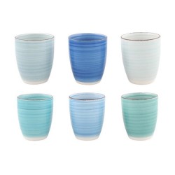 Koffiemok Blue zonder oor doos a 6 stuks 340ml