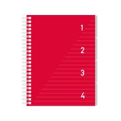 pCahier 4 en 1 lignébr/p