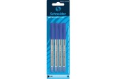 Schneider Stylo à bille Tops 505M bleu blister a 4 pièces