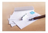 Raadhuis Enveloppes 114x162 C6 service bande adhésive blanc 80gr 100pcs autocollant