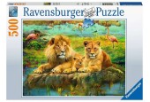 Ravensburger Puzzel Leeuwen in de Savanne 500 stukjes