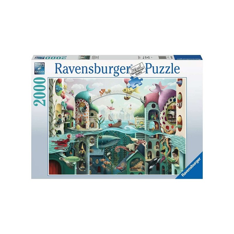 Ravensburger Puzzle Si le poisson pouvait marcher 2000 pièces
