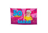 Paperdreams Gevel vlag XXL Sarah cartoon