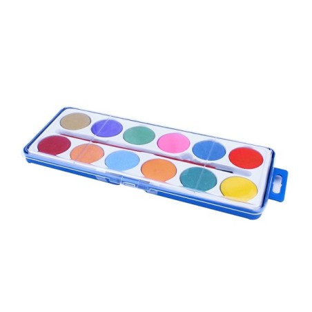Palette aquarelle Grafix 12 couleurs