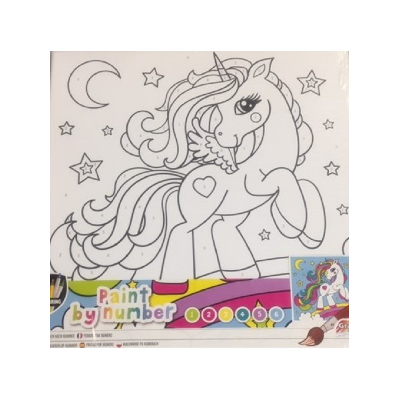 Grafix Peinture par numéro 30x30cm