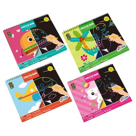 Grafix Scratch Book 10 feuilles + stylo