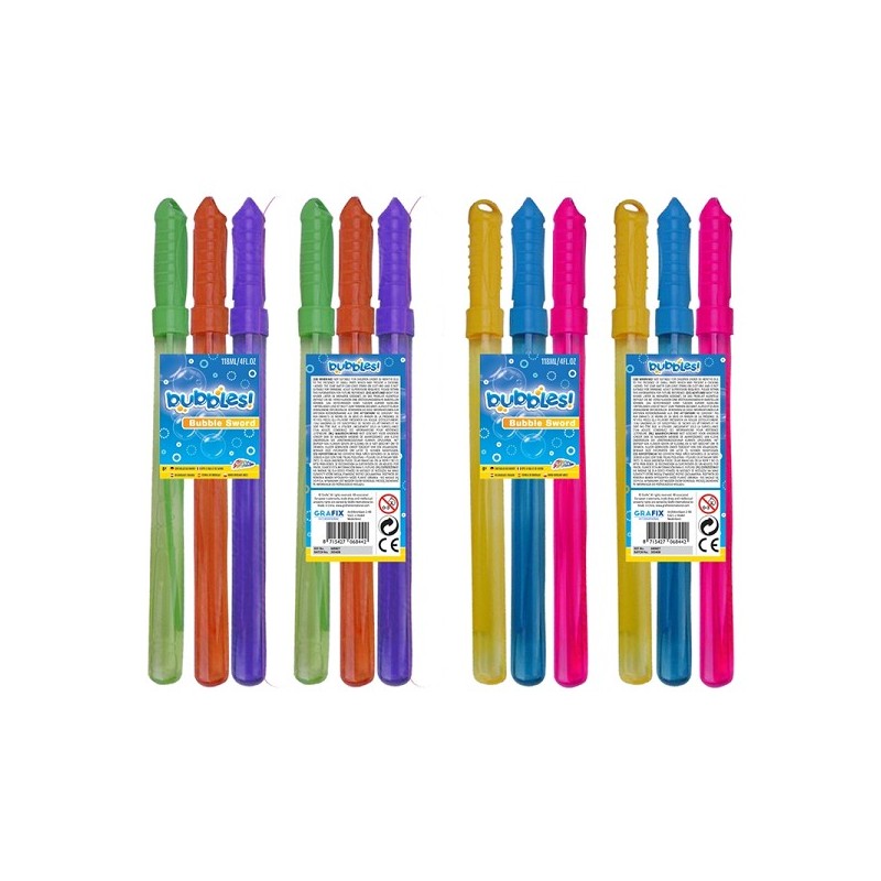Grafix Épée Soufflante à Bulles 37,5 cm 3 pcs
