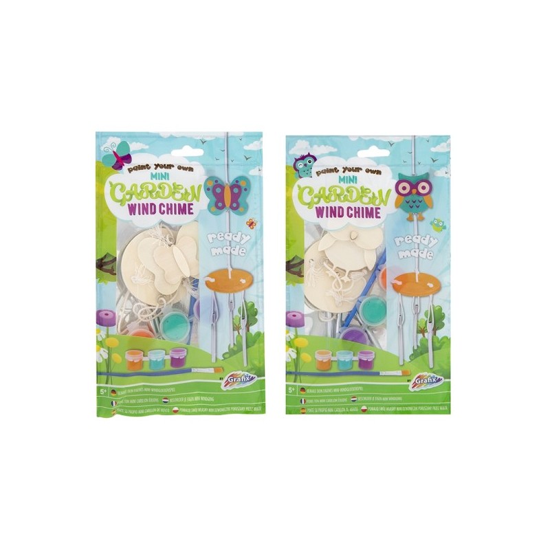 Grafix Maak je eigen mini windgong Uil of Vlinder