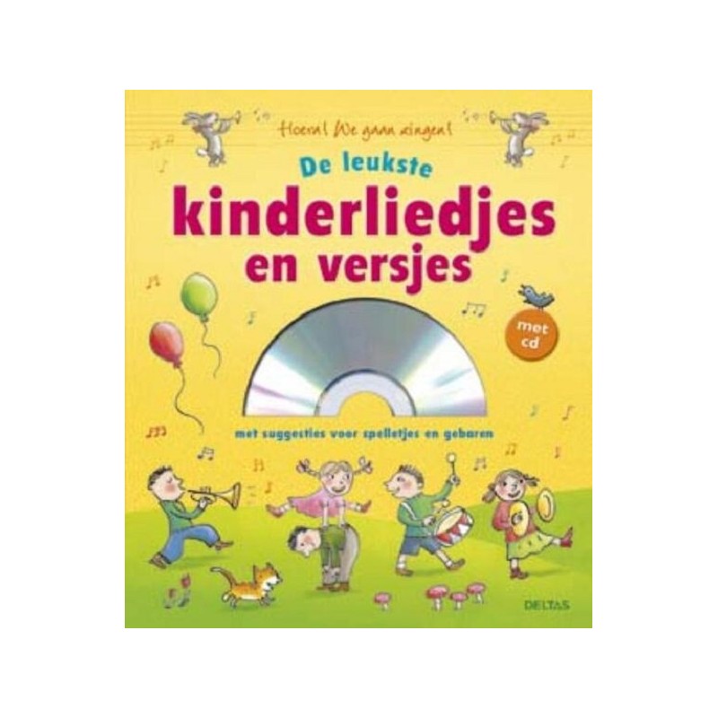 pDe leukste kinderliedjes en versjes + CD/p