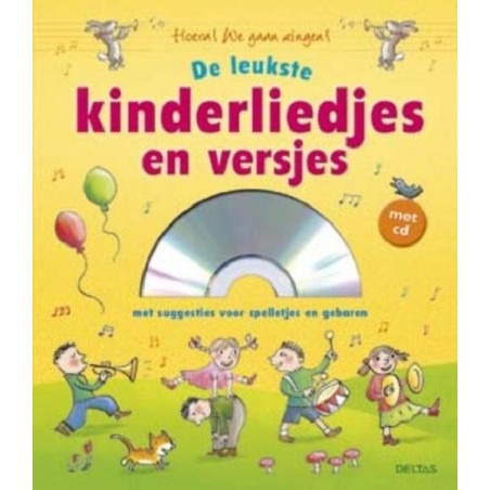 pDe leukste kinderliedjes en versjes + CD/p