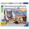Ravensburger puzzle Cabana Retreat nuit à la plage 500 pièces