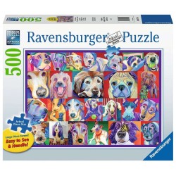Ravensburger puzzel Hello Doggie 500 stukjes