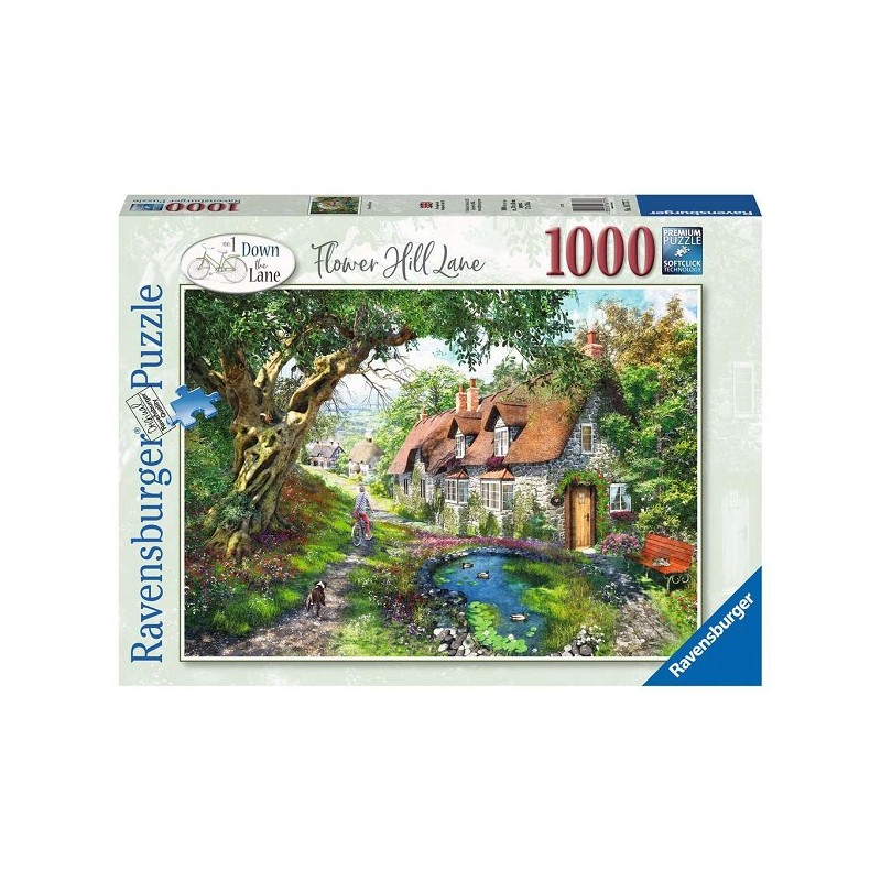 Ravensburger puzzel Flower Hill Lane 1000 stukjes