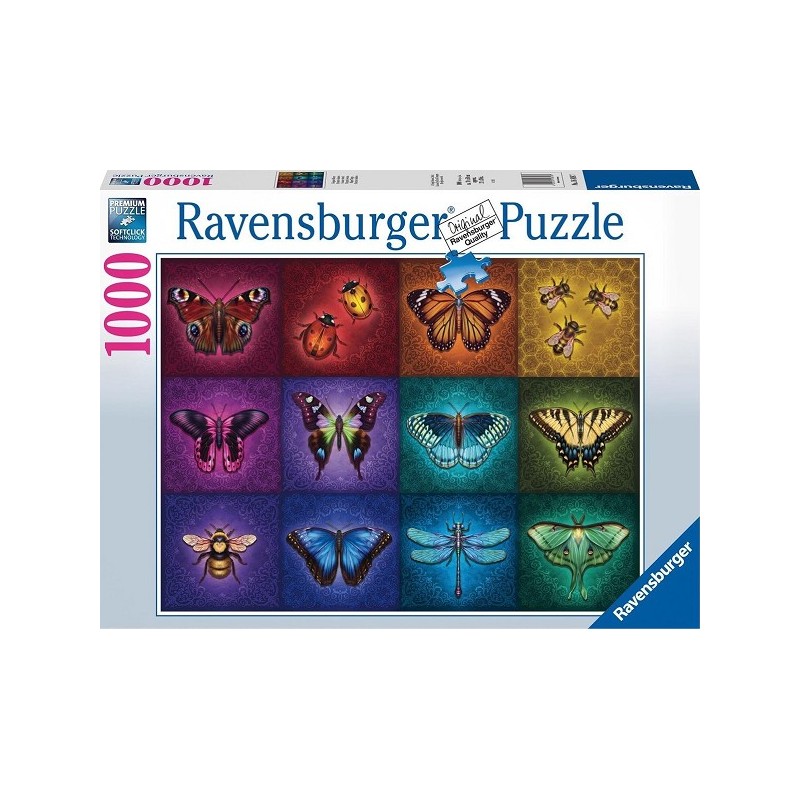 Ravensburger puzzel Gevleugelde dieren 1000 stukjes