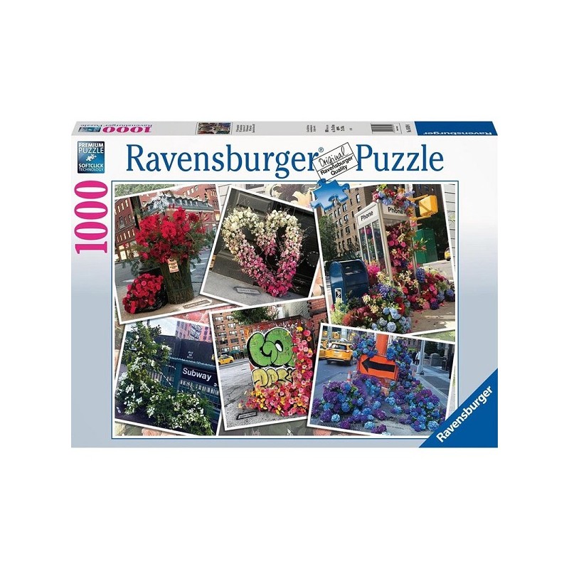 Ravensburger puzzel NYC bloemenpracht 1000 stukjes