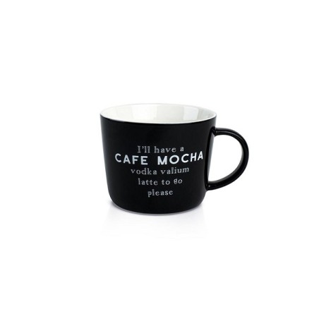 Tasse Dutch Rose grande café basse coffret de 4 pièces 32cl Ø9,5x7,5cm