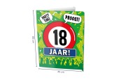 Paperdreams Window signs - 18 jaar 60x45cm