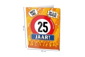 Paperdreams Window signs - 25 jaar 60x45cm