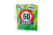 Paperdreams Window signs - 60 jaar 60x45cm