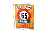 Paperdreams Window signs - 65 jaar 60x45cm