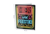 Paperdreams Window signs - Hier is het feestje 60x45cm