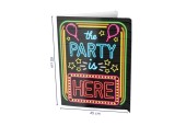 Paperdreams Window signs - The party is here 60x45cm
