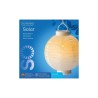 Lumineo Lanterne solaire nylon effet flamme Ø20xH23cm-12L (avec interrupteur)