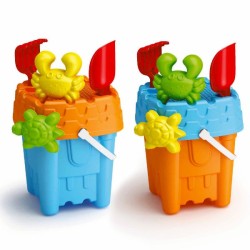 Adriatic Bucket set château avec formes 18x18x28cm