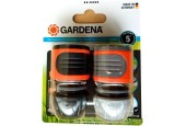 Gardena Slangstuk+waterstop 1/2" - 5/8"