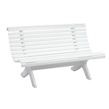 Bompa Tuinbank vurenhout 140x76x84cm wit