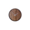 Horloge murale aspect bois Ø25cm