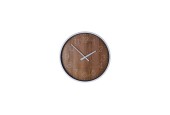 Horloge murale aspect bois Ø25cm