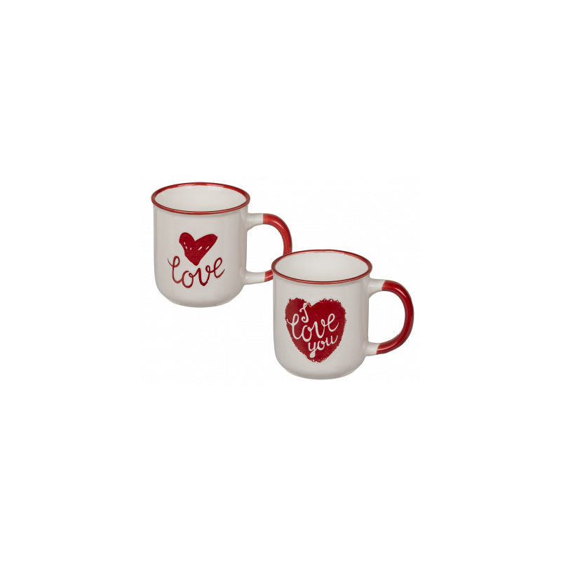 Koffiemok I Love You / Love Ø7,5x8cm