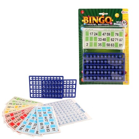 Toi Toys Bingo jeu de voyage sur carte