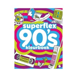 Livre de coloriage Superflex années 90 96 pages.