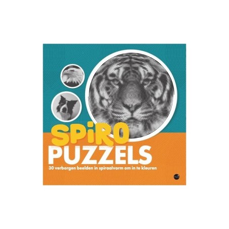 Livre de coloriage puzzles Spiro 64 pages.
