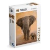 Puzzle Rebo Éléphants 1000 pièces