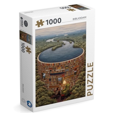 Puzzle Rebo Bibliodam 1000 pièces