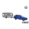 Kids Globe Volvo V70 avec caravane Dethleffs moulé sous pression 30 cm